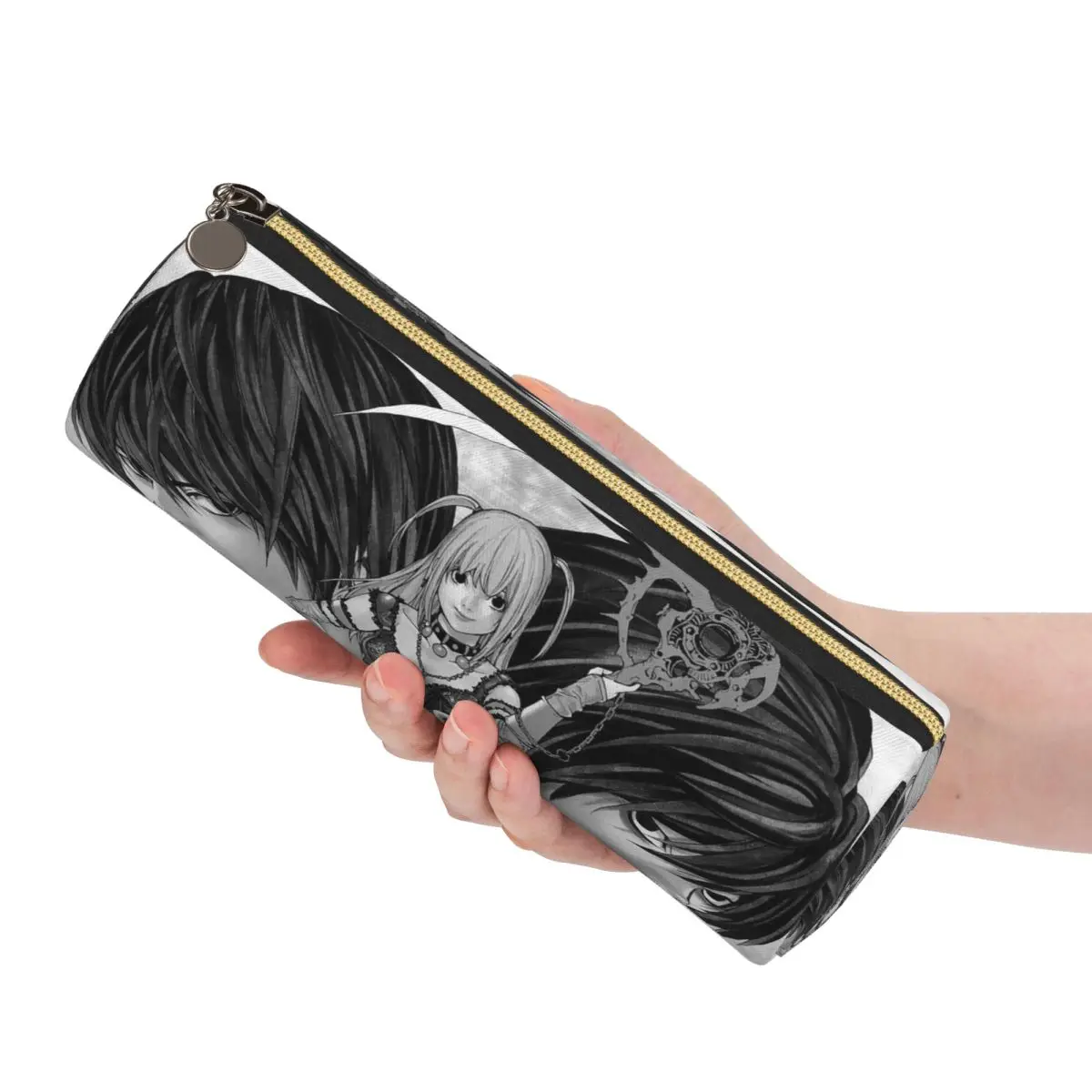 Deaths Notes Ryuk Anime Pencil Cases Pencil Pouch Cylinder Pen Box Pencil Bag for Boy Girl Stationery Supplies