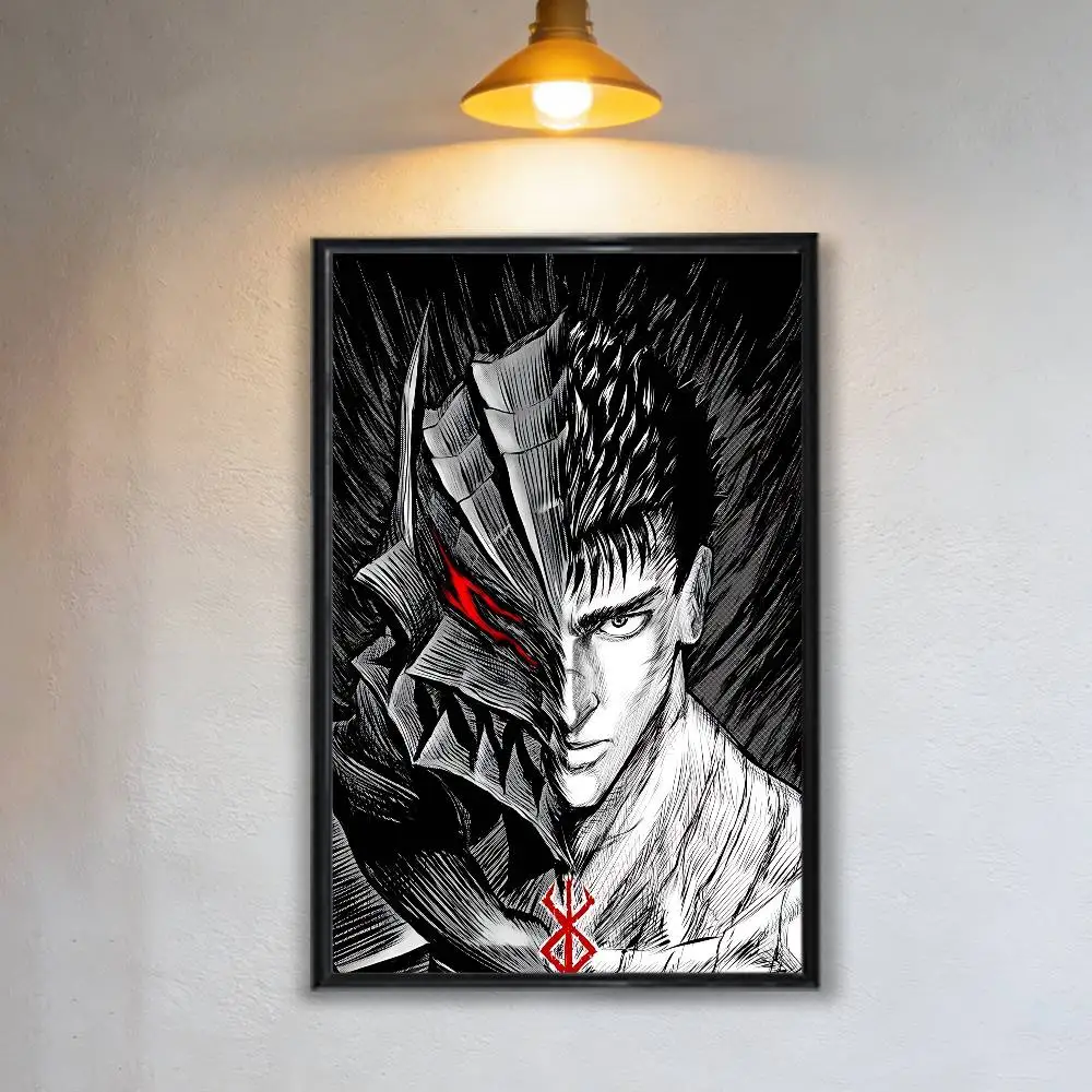 Warriors Armor Guts Berserk Griffith Poster Poster Paper Print Home Living Room Bedroom Entrance Bar Cafe Painting Decoration view 5