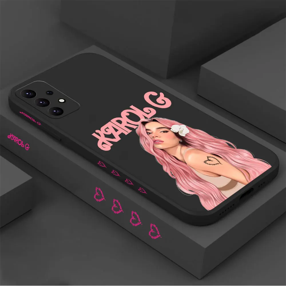 Rapper Singer Karol G Phone Case For Samsung A91 A81 A73 A72 A71 A53 A52 A51 A50 A42 A33 A32 A31 A23 A33 A21S A20S A20 A14 Cover