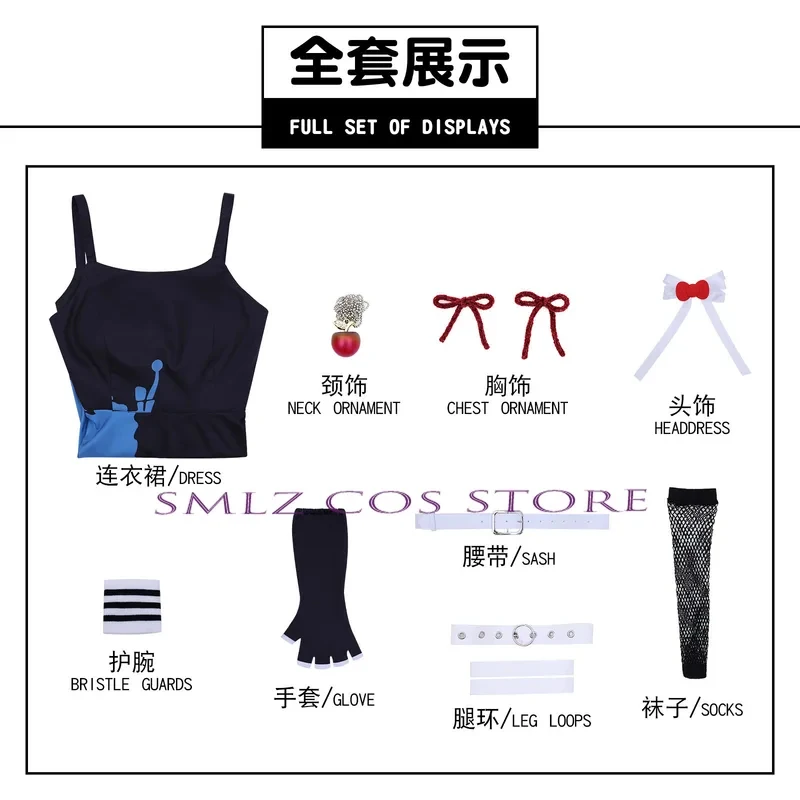 

s;3,t'7\b/Anime BAND CRY Ebizuka Tomo Cosplay Iseri Nina 486 Awa Subaru Costume Hina Dress Uniform Halloween Outfit F2;d,6'v\8/