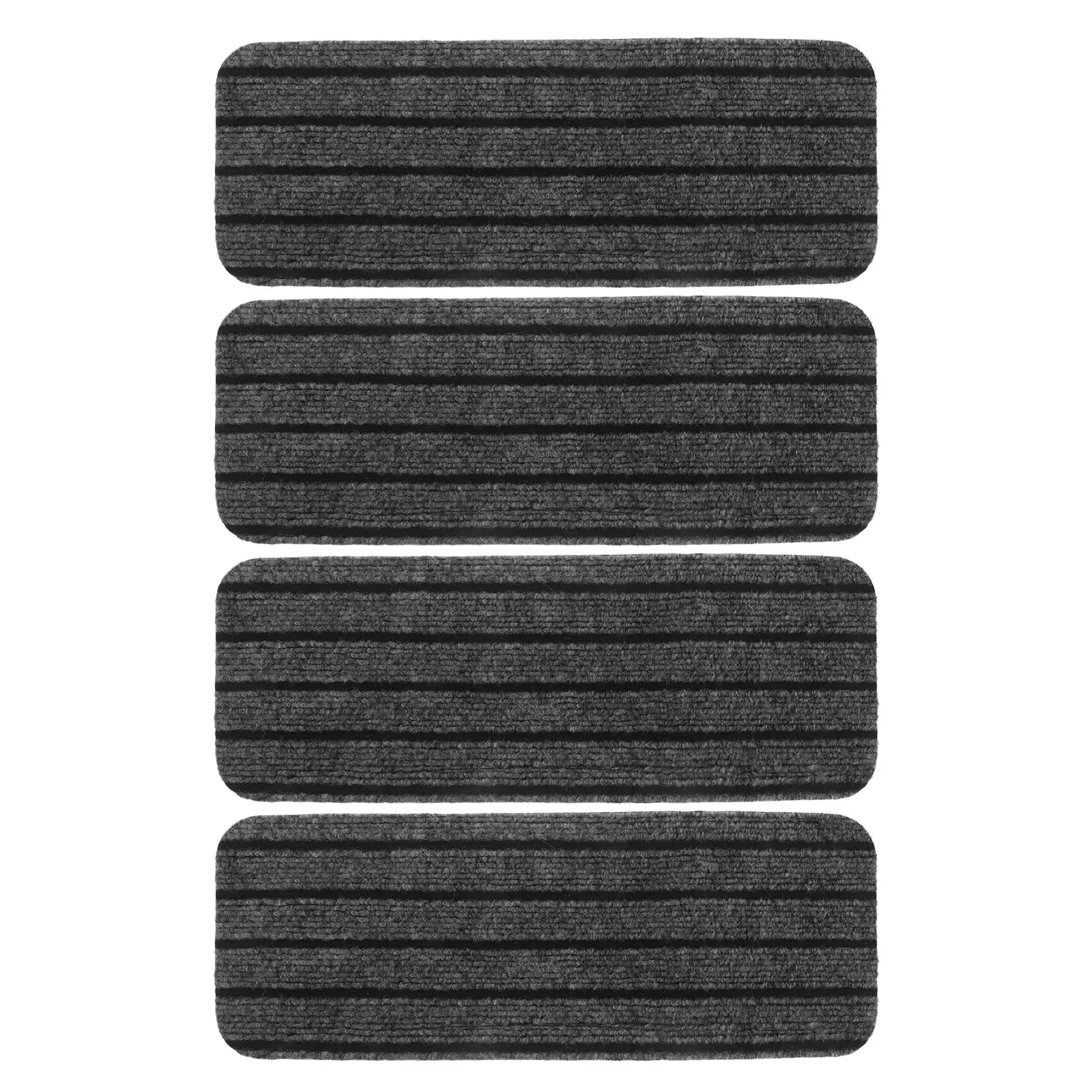 

4Pcs Rv Mats Non-Slip Camper Stair Rug Hook Loop Fastener Travel Trailer Steps Dirt Mud Barrier Durable Outdoor