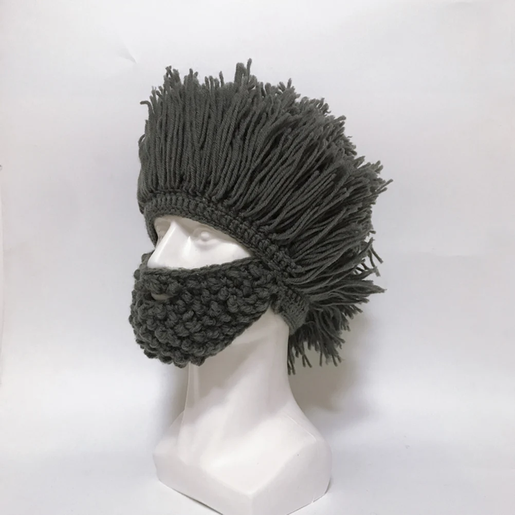 

1Pcs 44-50cm Winter Warm Outdoor Funny Creative Ski Hat Comfortable Hat Cloth Accessory for Kids Children(Grey)