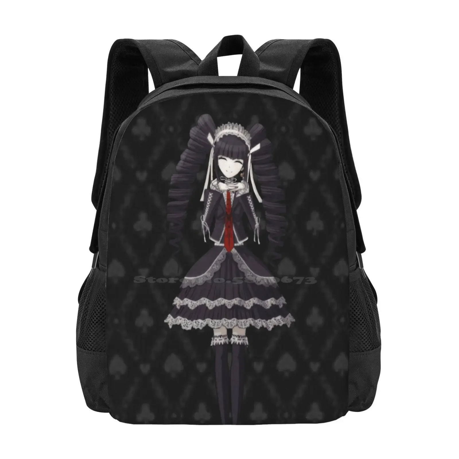 

Celestia Ludenberg Hot Sale Backpack Fashion Bags Danganronpa Celestia Ludenberg Taeko Yasuhiro Gambler Poker Class 78th