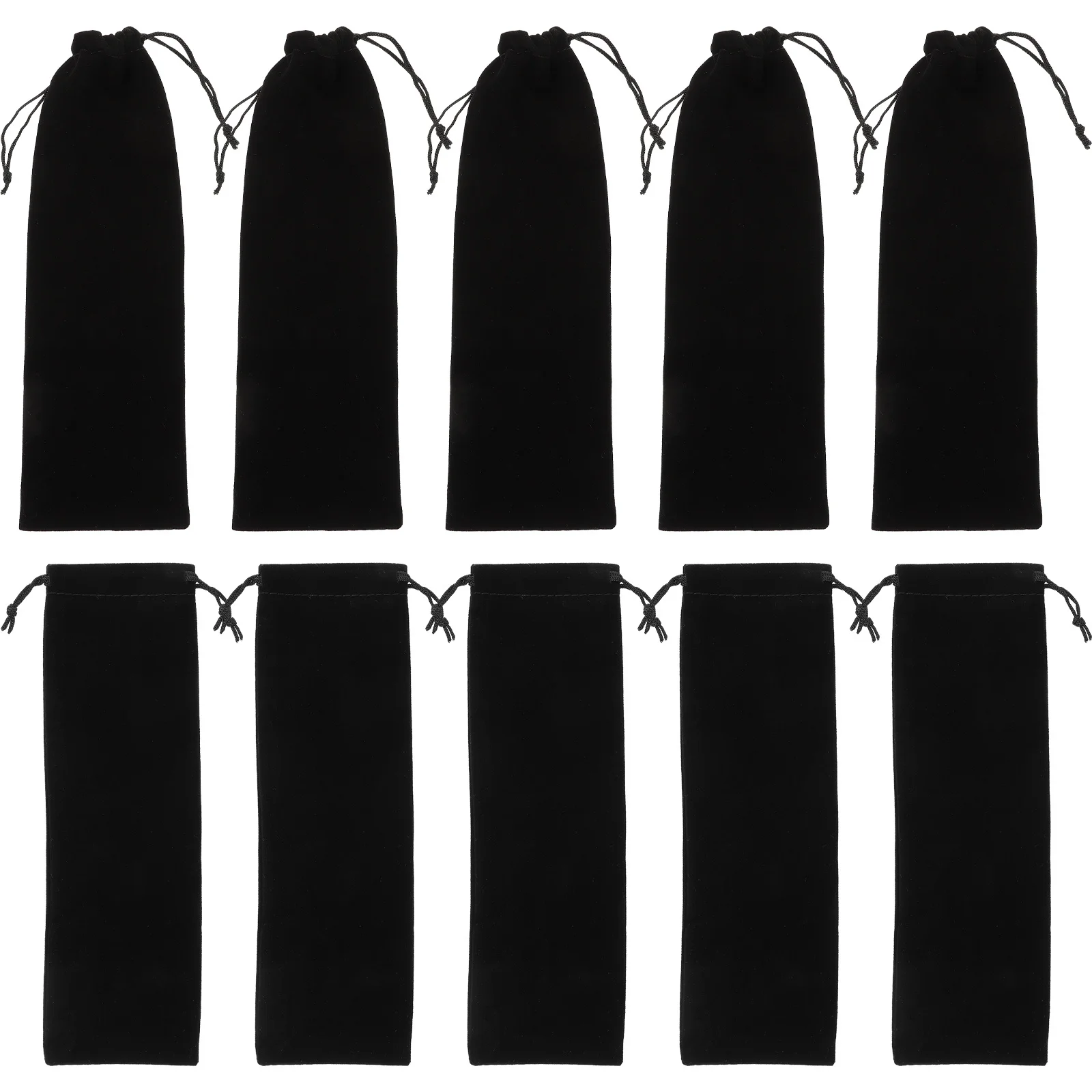 

12Pcs Drawstring Tableware Bags Cutlery Storage Pouch Portable Utensil Holder for Camping Picnic Travel Spoon Fork Chopsticks