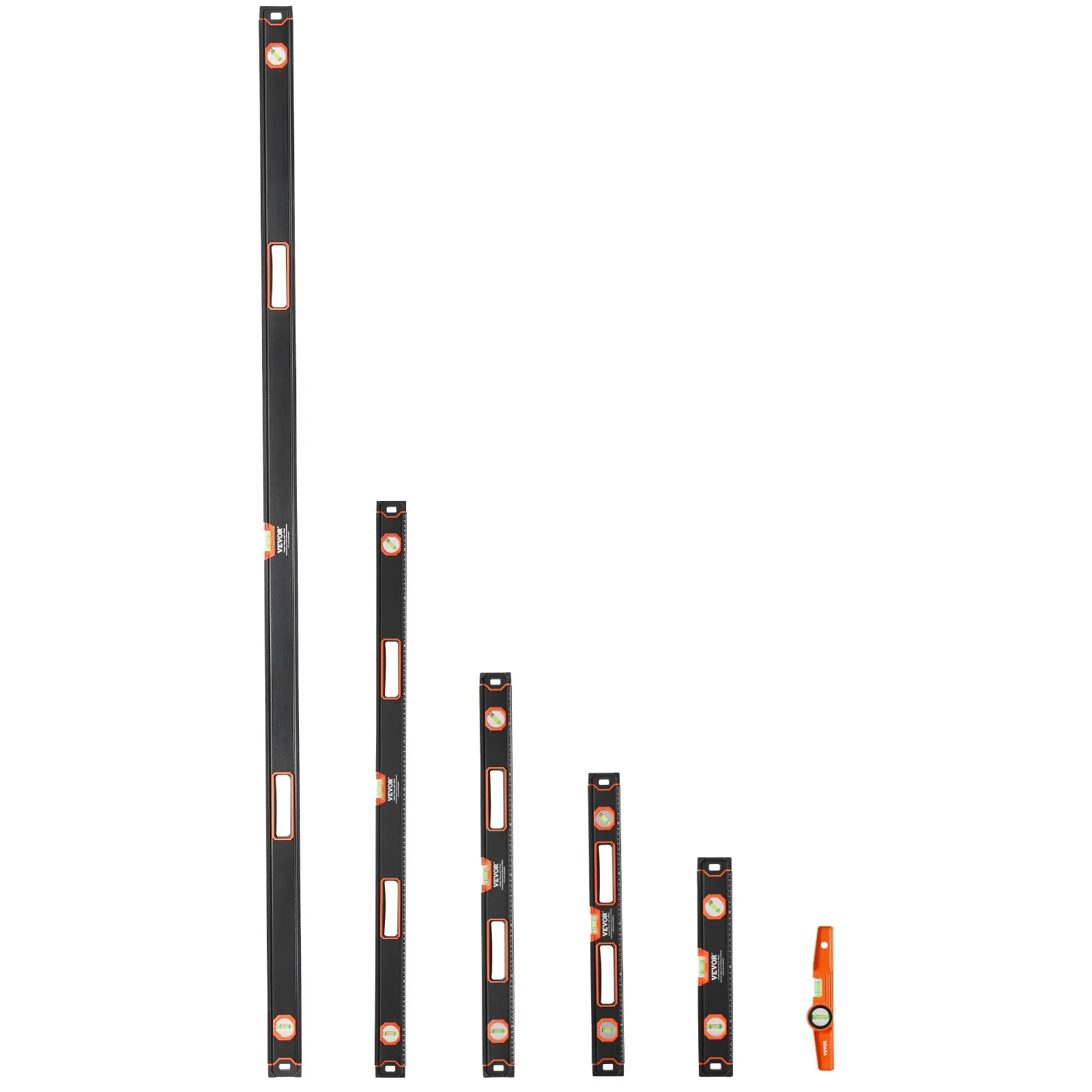 Торпеда, 6 предметов, уровень 78,8, 32, 24, 16, 10 дюймов, корпус из алюминиевого сплава с пузырьковыми флаконами