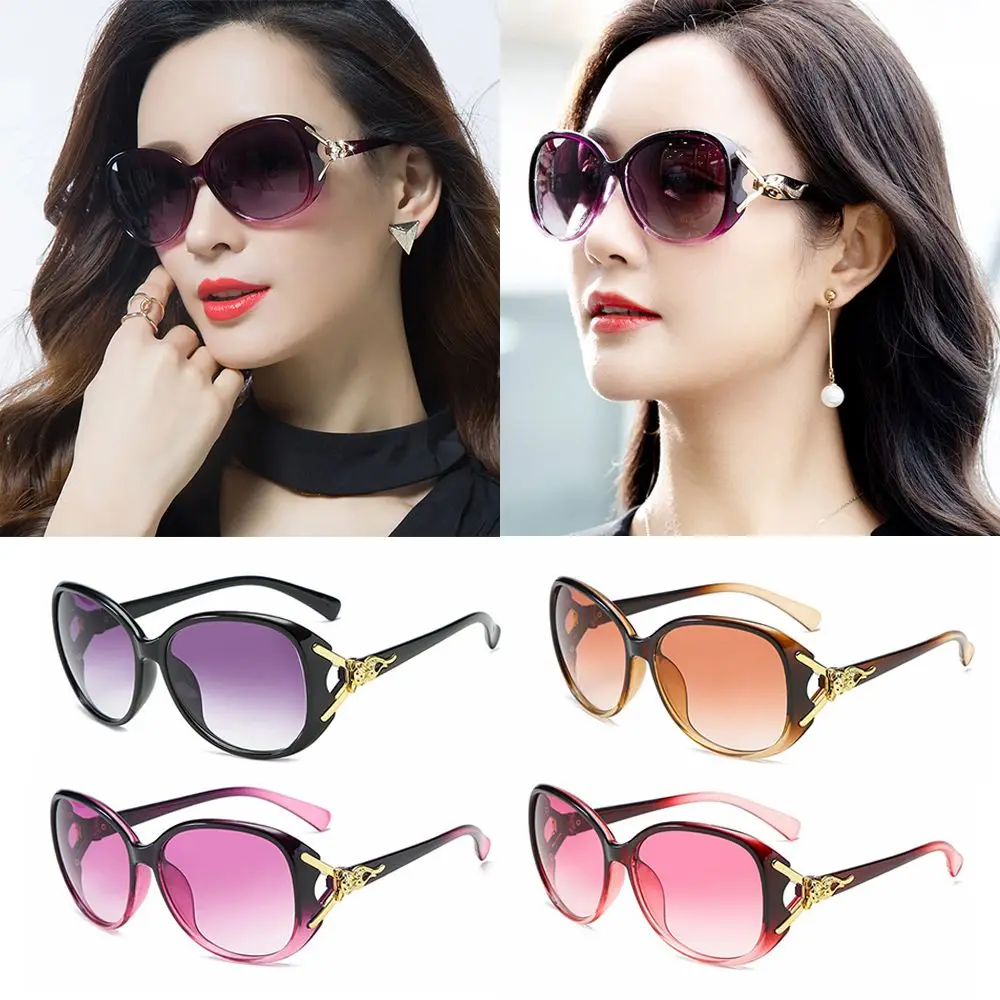 Vintage Large Frame UV400 Protection Goggles Oversized Sun Glasses  Retro Shades Women's Sunglasses