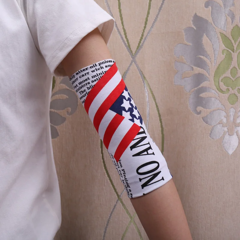 1 pair of elbow Summer Thin arm Guard Air conditioning room warm joint Arm Elbow cover Sports cover Scar Tattoo fashion