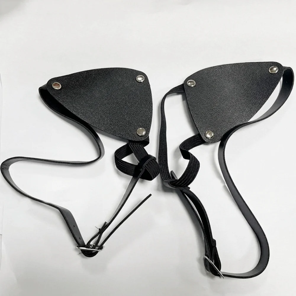 Medieval Style Pirate Eye Patches Vintage Adjustable Leather Eye Mask Renaissance Style Cosplay Costume Accessories Festival
