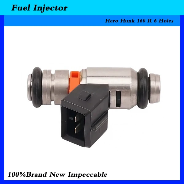 Accesorios impecables para motocicleta M01050001, piezas de Motor de inyector de combustible, boquilla de pulverización adecuada para Hero Hunk 160 R, 6 agujeros, nuevo