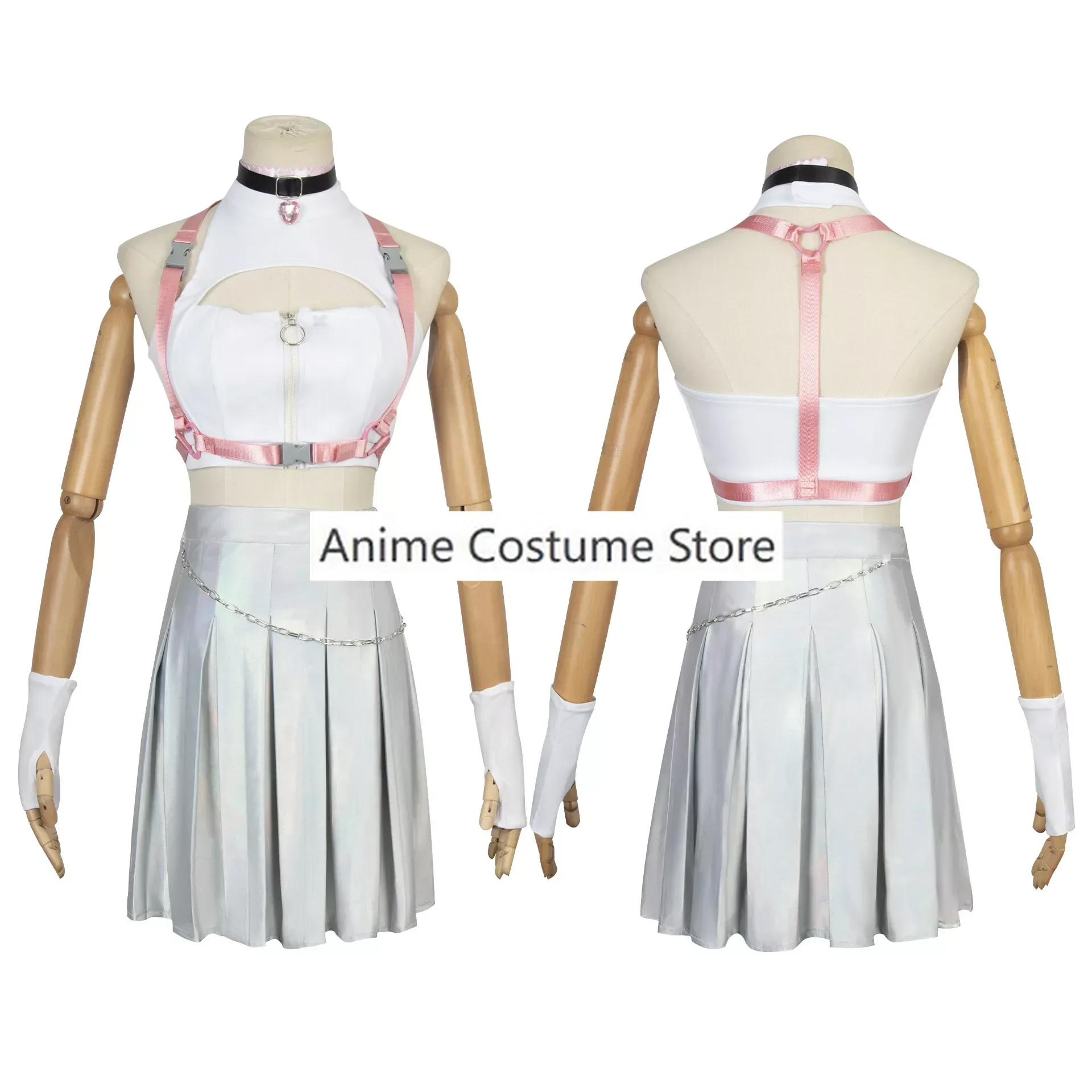 Anime Cosplay NIKKE The Goddess of Victory Costume Girl Pink JK Uniform Jackets Skirts Headwear Gloves Halloween Cos Con Suit