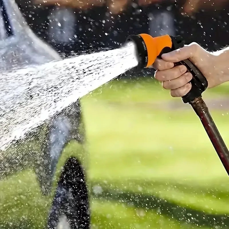 1 Pcs High Pressure Adjustable Nozzle Multi-Purpose for Gardening Car Washing And Yard Cleaning Universal Threaded Easy Install