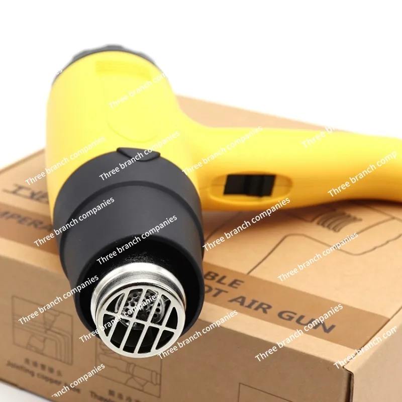 Heat Gun Temperature Control Digital Display Car Film Broiling Gun Hot Air Dryer Electric Baking Gun Heat Shrink Film Hair Dryer