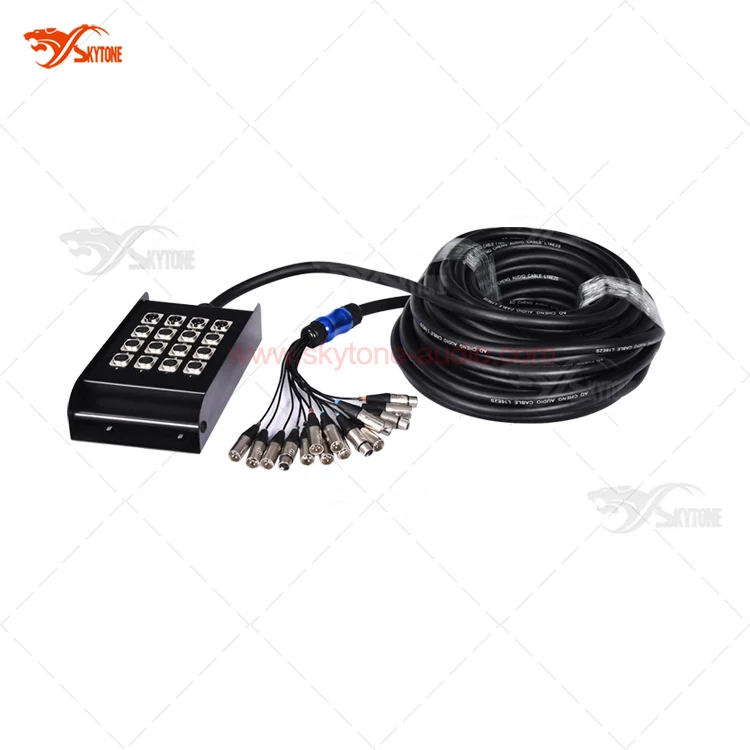 

24 Channel XLR Audio Cable Box for Stage ing and Recording