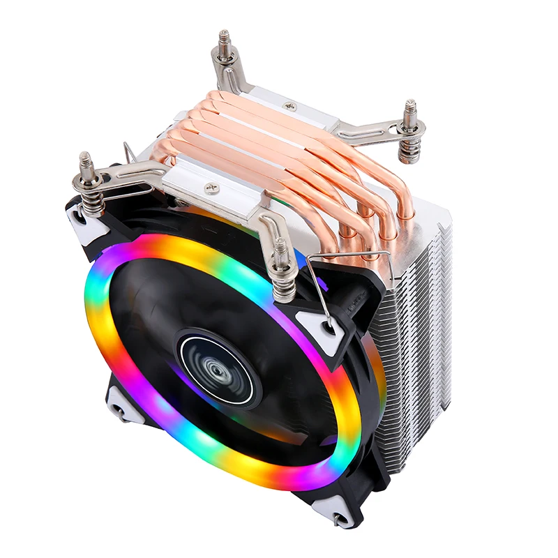 XUANFENG CPU Processor Efficient Cooler 120mm ARGB Fan 4/6 Heat Pipe Compatible LGA2011 2066 x79 x99 775 115x 1200 1700 18xx i7 - view 2