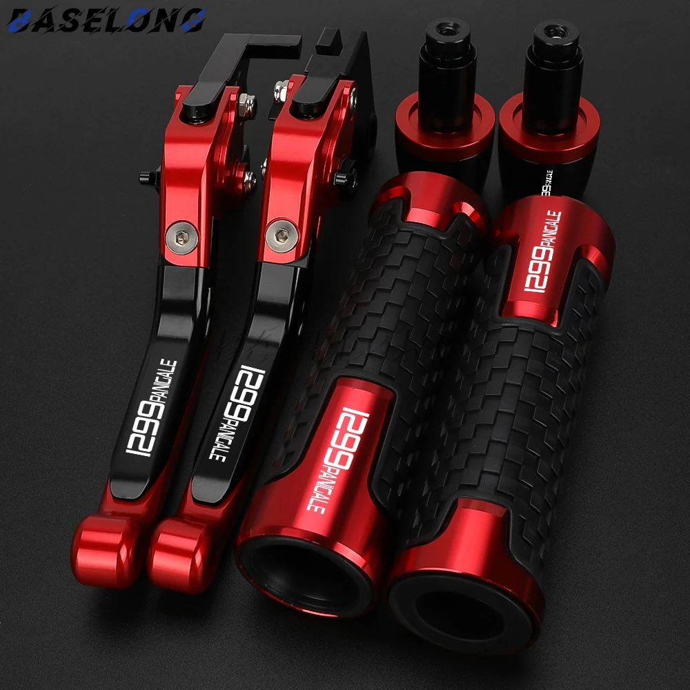 

For DUCATI 1299Panigale 1299 Panigale S R 2015 2016 2017 2018 Motorcycle Adjustable Clutch Brake Levers Handle Bar End Grips Cap
