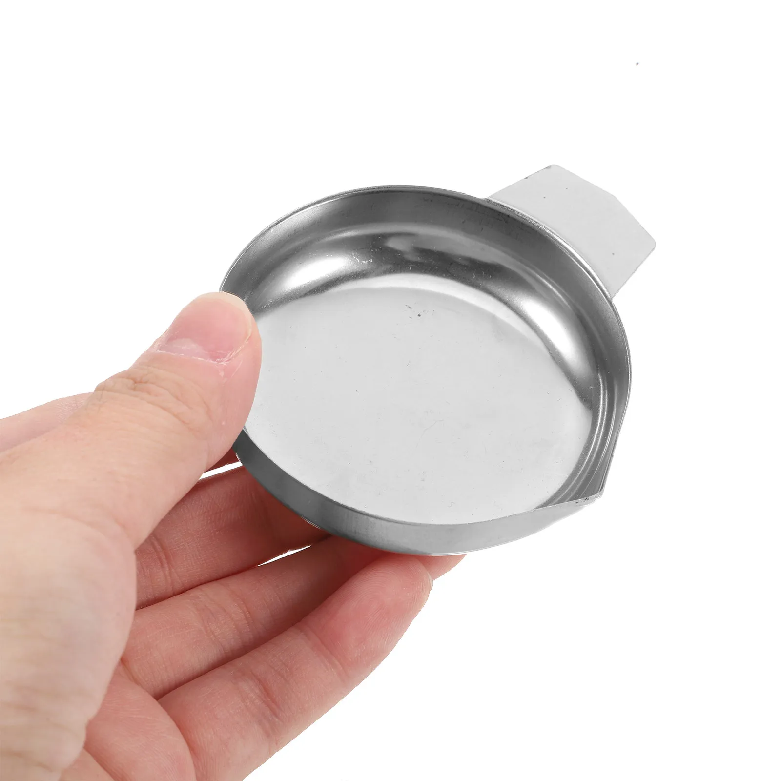 Stainless Steel Weighing Pan Precision Compact Tray for Jewelry Lab Measurement Carat Pocket Scale Measuring Cups Electronic