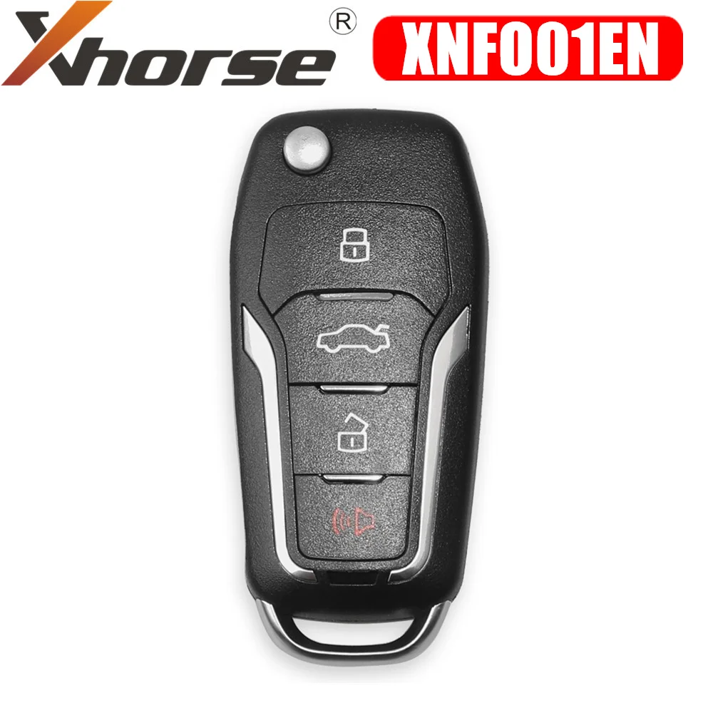 

Xhorse XNFO01EN Wireless Remote Key 4 Buttons for Ford Style