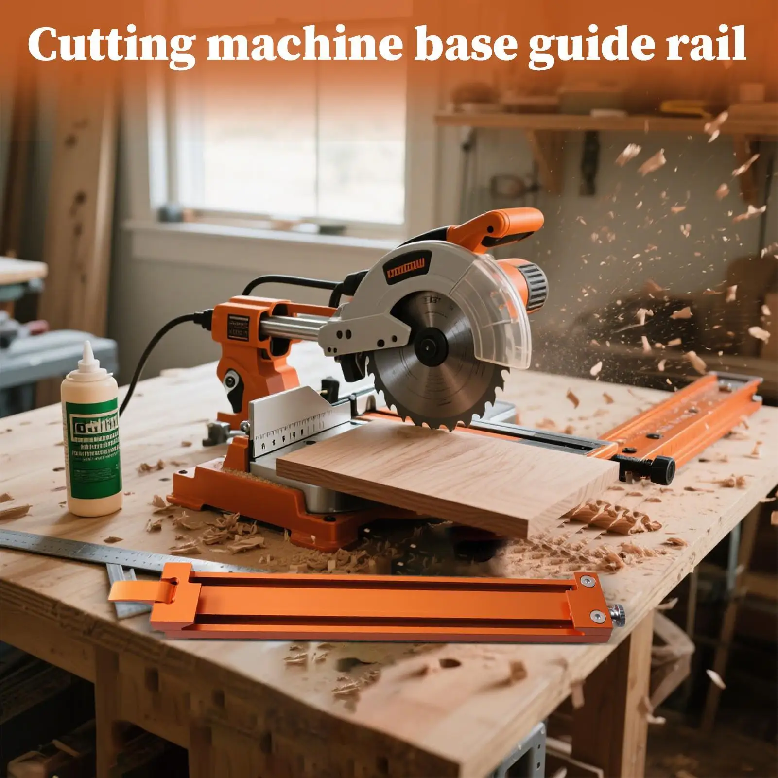 

Circular Saw Cutting Guide Adjustable Straight Cutting Guide For Woodworking Non-slip Woodworking Track For Woodworkers