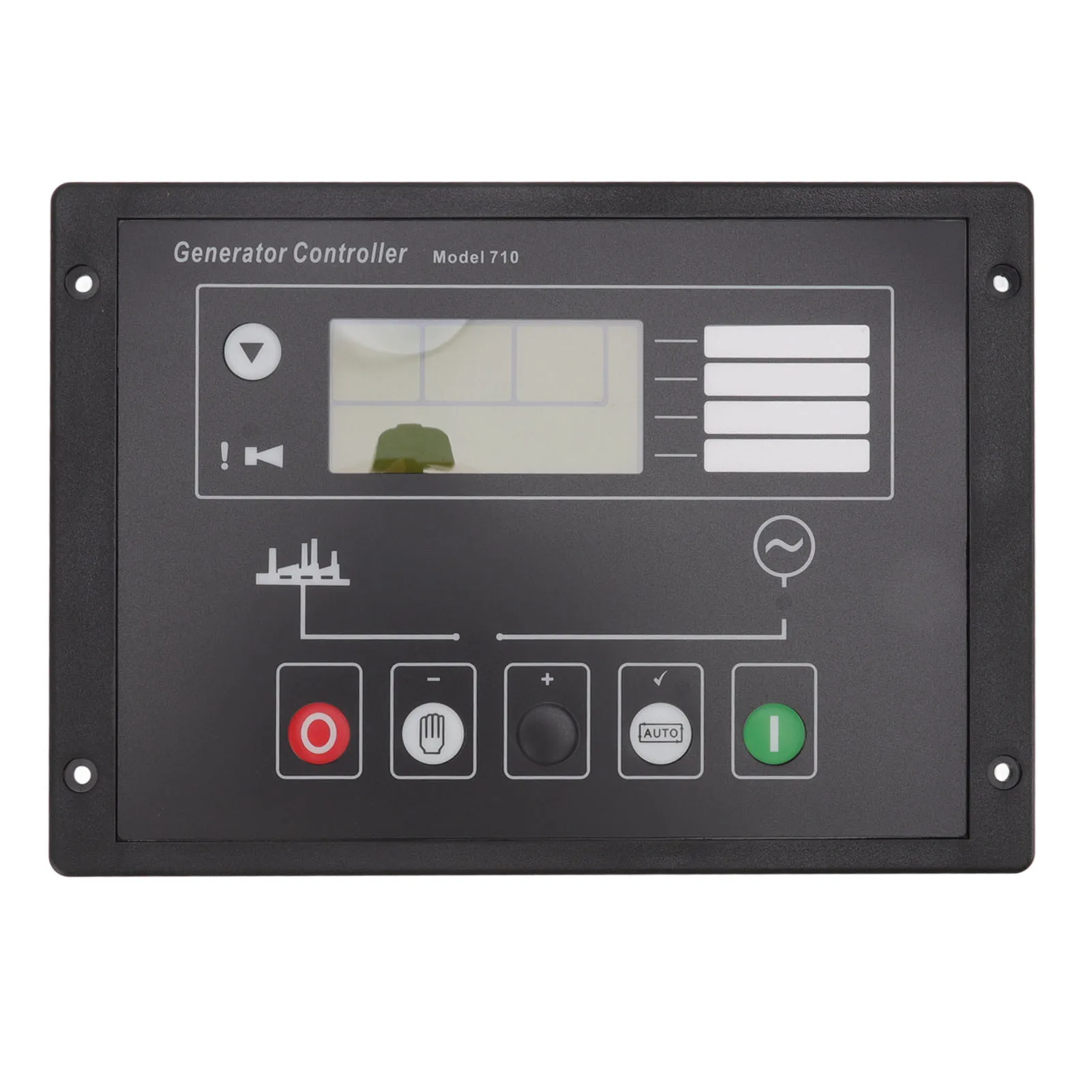 

Diesel Generator Set Control Panel Automatic Start Stop High Quality ABS Plastic Material LCD Genset Controller Module