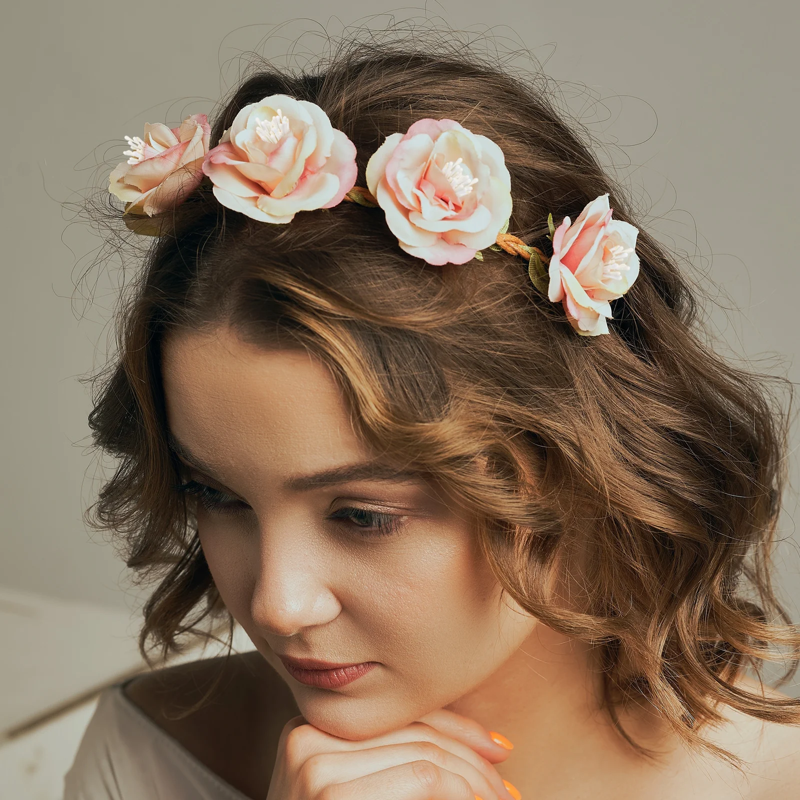 

400Pcs Artificial Pearl Stamens Double Ended Floral Flower Making Craft Decoration White Flower Floral Pearl Stamens