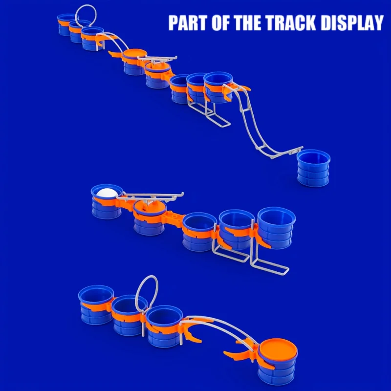 

Ball-blowing cup game, fun interactive tabletop game for parties, family nights, Halloween, Christmas & New Year