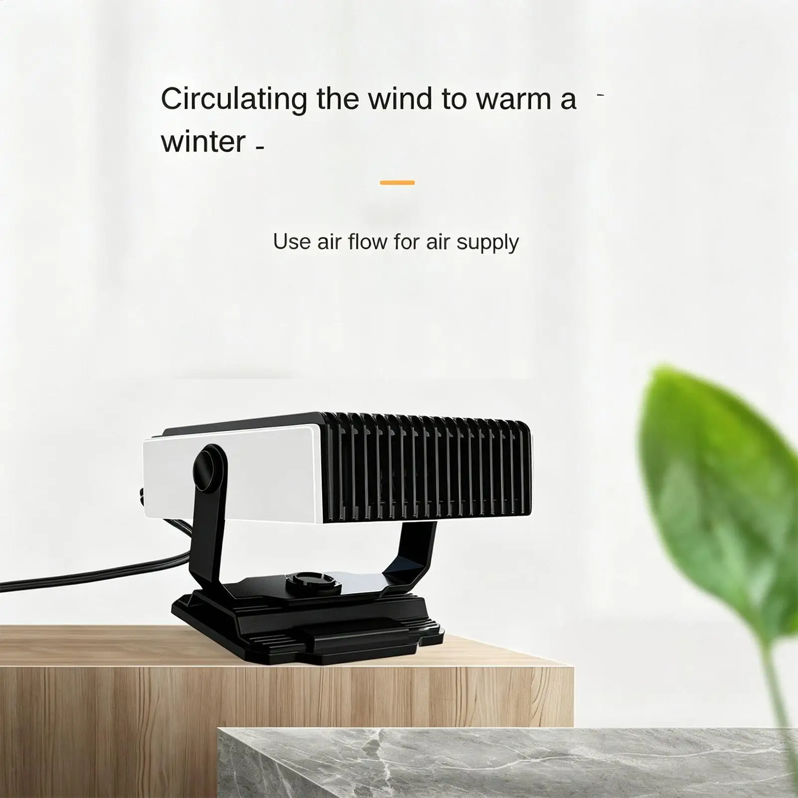 Car Heater 12V 180 Degree Rotatable 2 Modes Fast Heating Defogger Windshield Defroster for Winter SUV RV Sedan Pickup Van