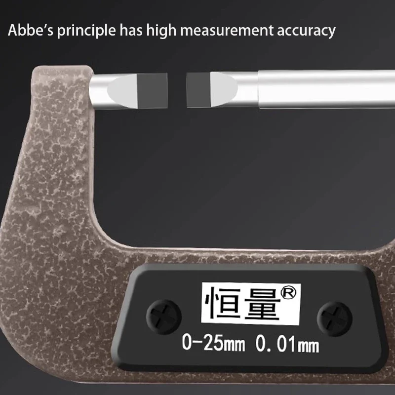 Micrometro a lama in carburo di precisione micrometro a lama sottile micrometro a lama sottile diametro esterno 0-25mm micrometro a scanalatura