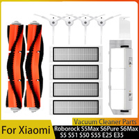 Main Side Brush Filter For Roborock E25 S5 S6 E20 E35 C10 S50 S51 S4 Xiaomi Robot Vacuum Mijia Replacement Accessories Kit