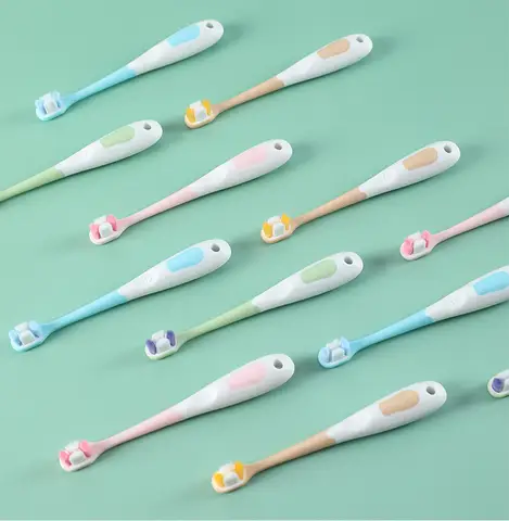 어린이 매우 부드러운 강모 칫솔, 360 ° 깨끗한 치아 잇몸 관리, 만화 손잡이 신생아 건강한 아기, 2-3-12 세 어린이 매우 부드러운 강모 칫솔, 360 ° 깨끗한 치아 잇몸 관리, 만화 손잡이 신생아 건강한 아기, 2-3-12 세