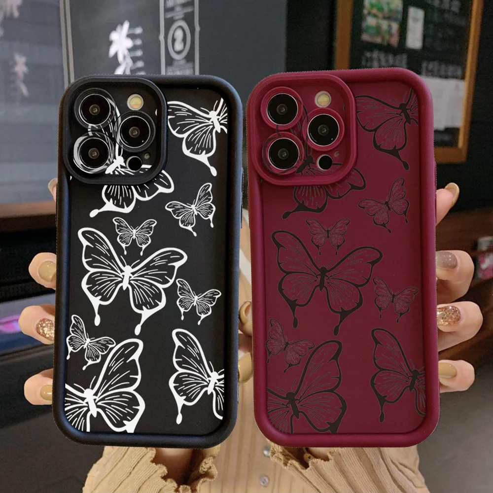 for Huawei Pura 70 Ultra Pro Honor X8B X9A 90 Lite Luxury Butterfly Full Protective Case Anti Drop Cover