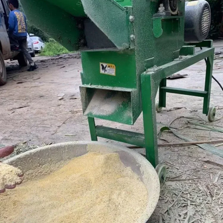 Animal Feed Making Cow Sheep Paddy Straw Cutting Machine Corn Grinder Grass Hay Silage Wheat Stalk Chaff Cutter Machine