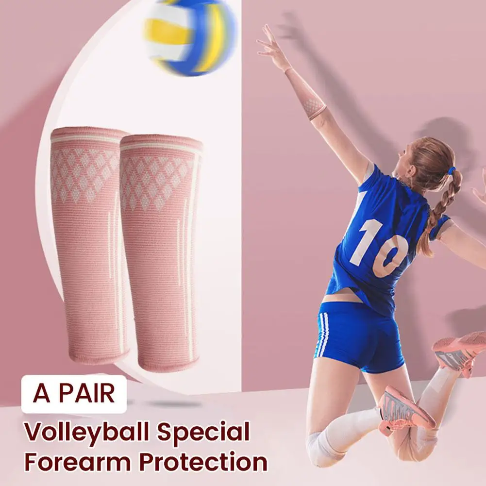 Manchons de bras de volley-ball, protecteur de sueur, orthèse de main, avant-bras, bande de manchon de compression, protection ronde, support Wris, V2D6