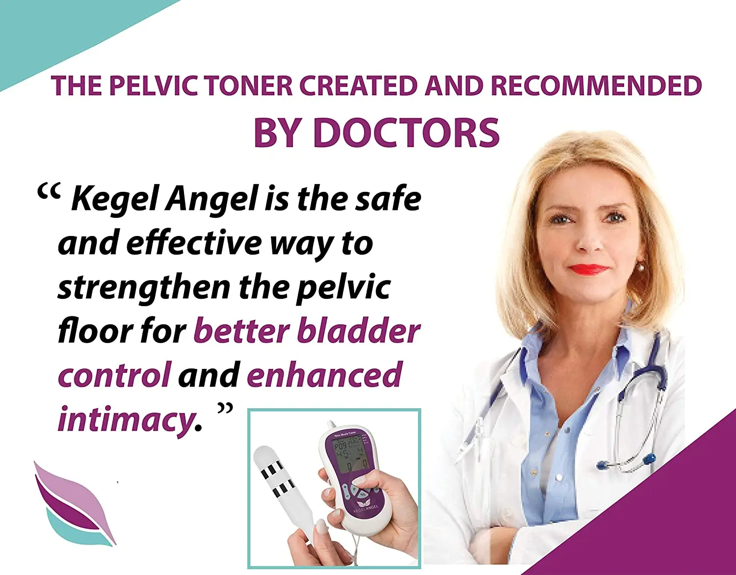 Pelvic Muscle Electrical Trainer Kegel Exerciser Incontinence Therapy For Women