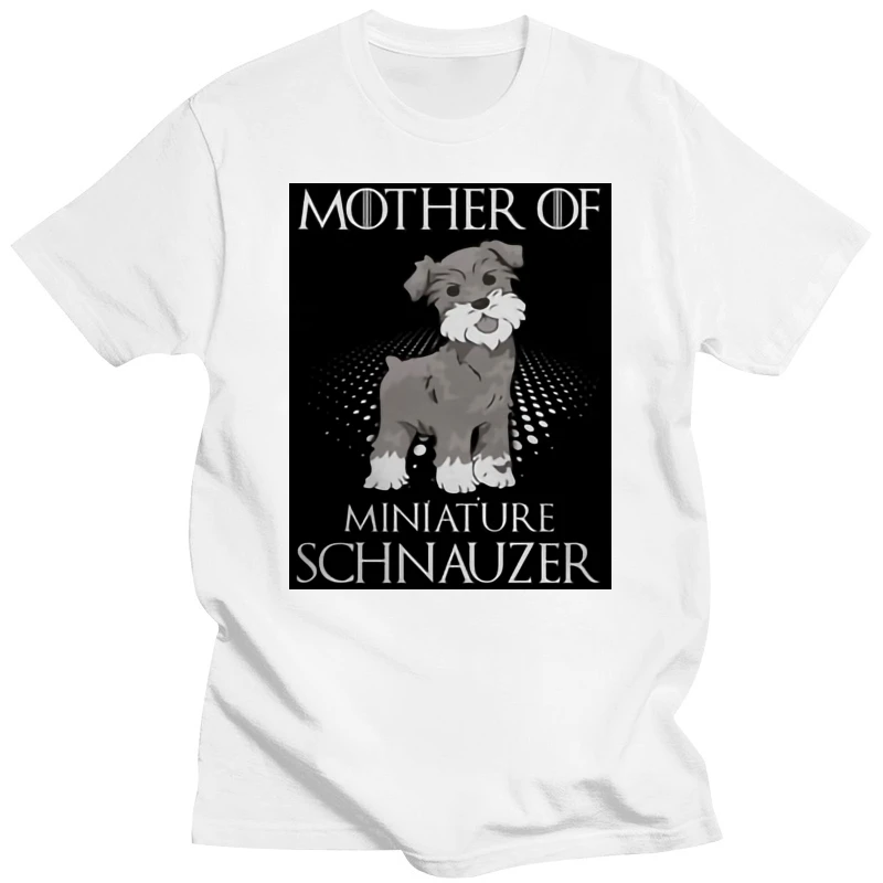 Men T Shirt  Mother of Miniature Schnauzer  Women t-shirt