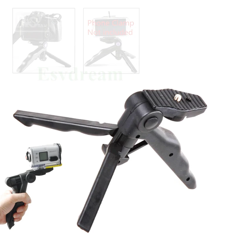 Настольный компактный штатив, Ручной штатив для селфи с рукояткой, стабилизатор для цифровой камеры, Спортивная экшн-камера Sony Xiaoyi Sjcam