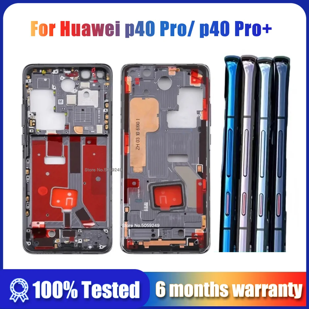 

Original Middle Frame Repair For Huawei P40 Pro P40Pro+ Plus Bezel Housing Chassis Shell LCD Display Plate Holder Replacement