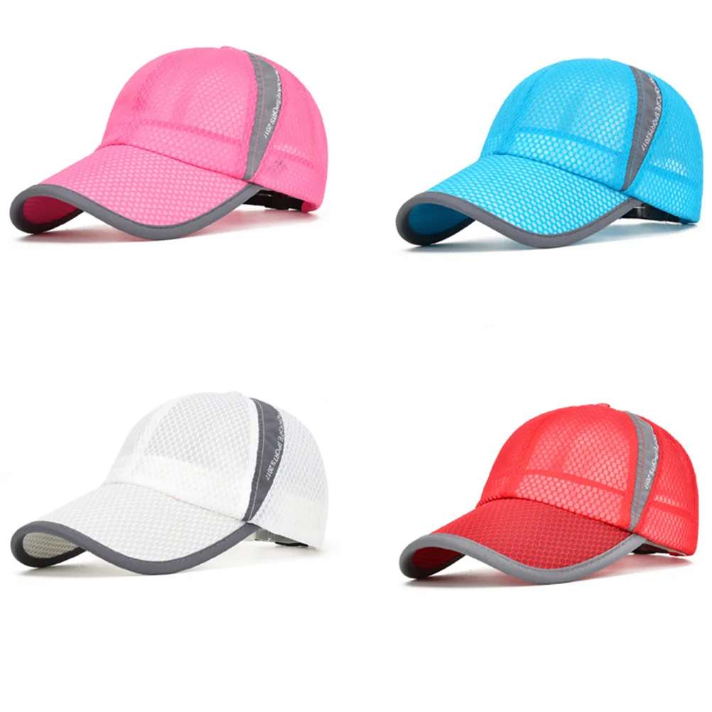 

Sun Protection Baseball Cap Quick Dry Mesh Hat For Men Outdoor Sports Hiking Running Climbing Uv 8Cm Brim Adjustable L