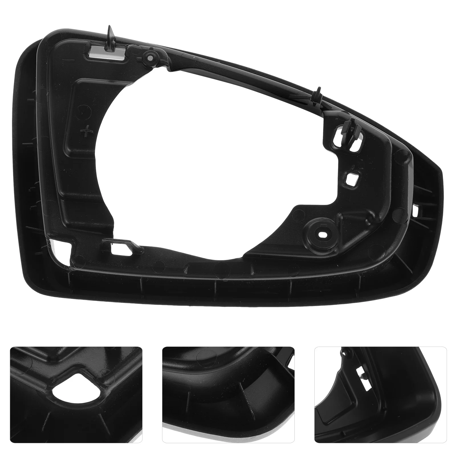 

ABS Car Side Mirror Frame Rearview Mirror Housing Replacement Driver Side Scratch Protection Stylish Easy Installation