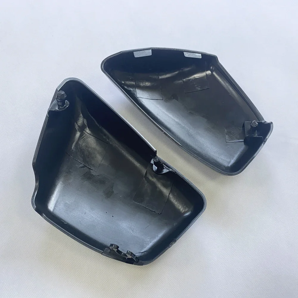 Motorcycle Bright black Battery Fairing Cover Right Left Side Protector For Yamaha XV700 750 1000 1100 Virago 1984-Up Moto Parts