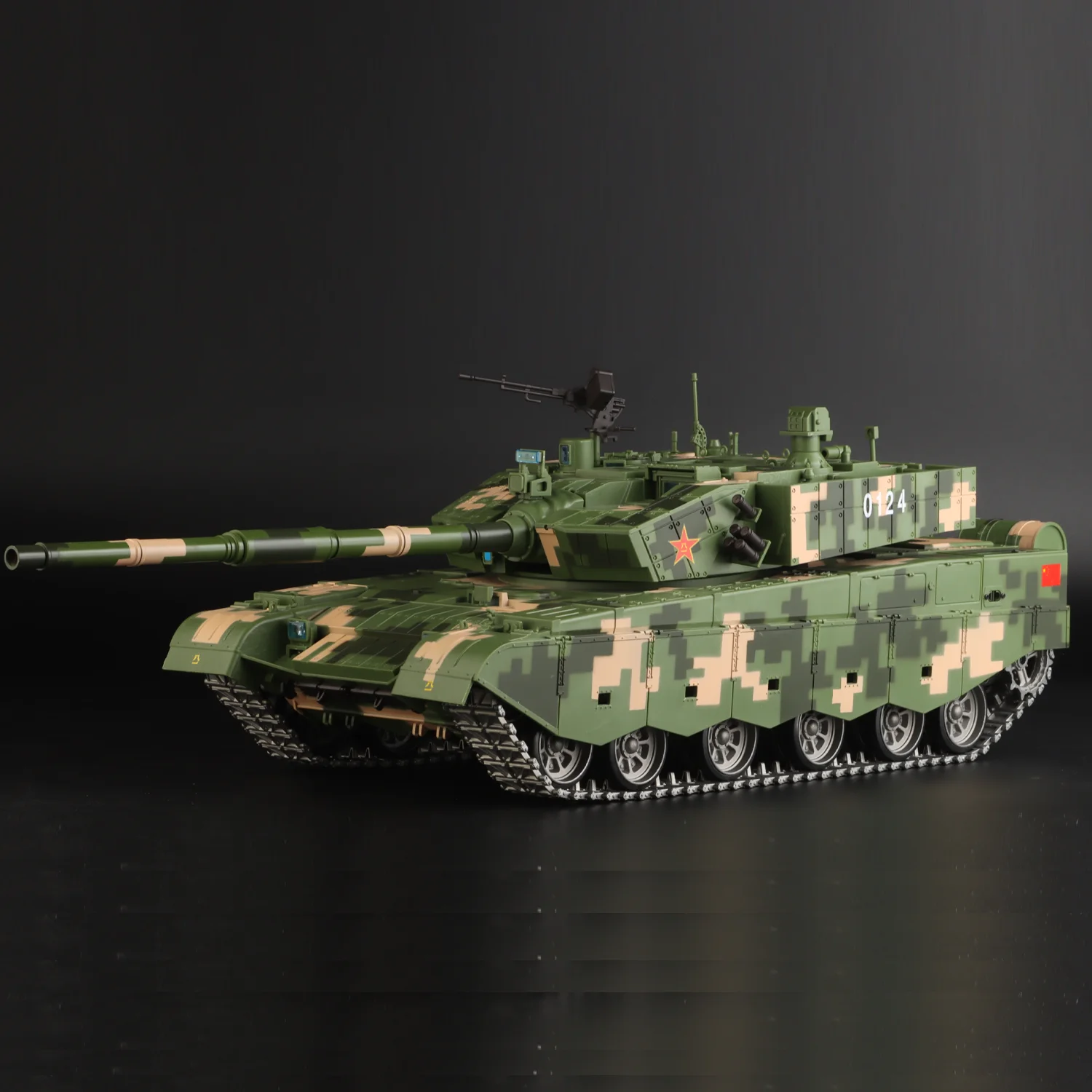 Heng Long 1/16 Pro Mod. Ver New 99A  Rubberized Track Metal Road Wheels 360° Metal Rotation Kit Chinese Main Battle Tank