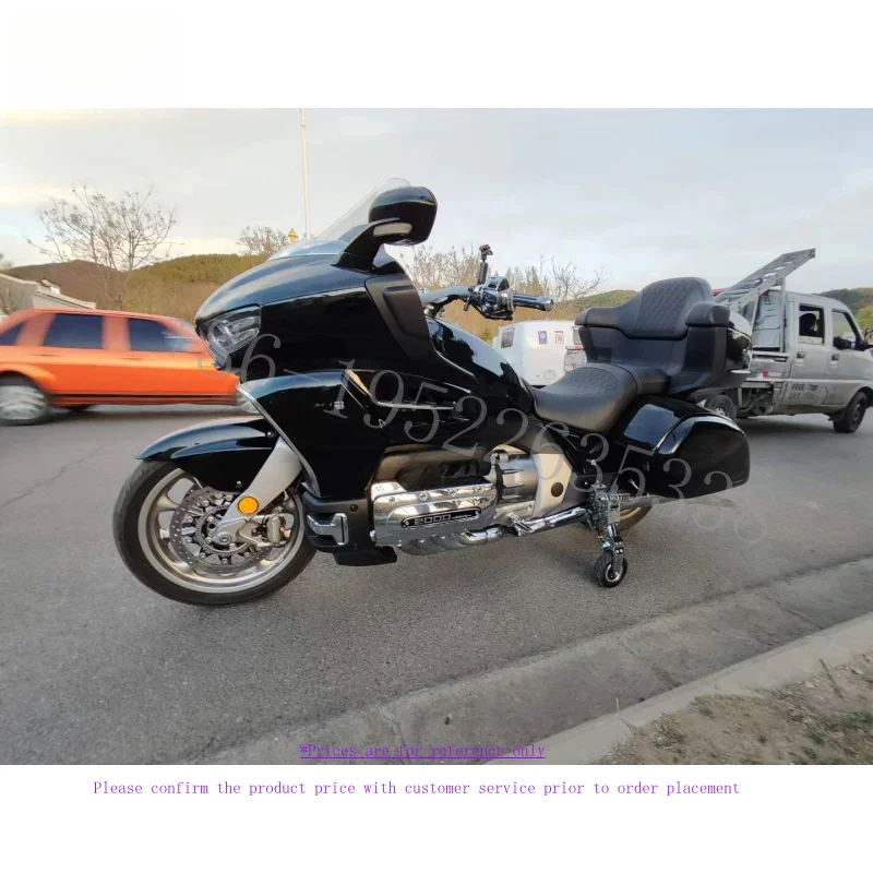 For Honda GL1800 BMW R18 R1250 Custom Motorcycle Landing Gear Auxiliary Parking Bracket Side Stabilizer Training Wheels Anti-fal