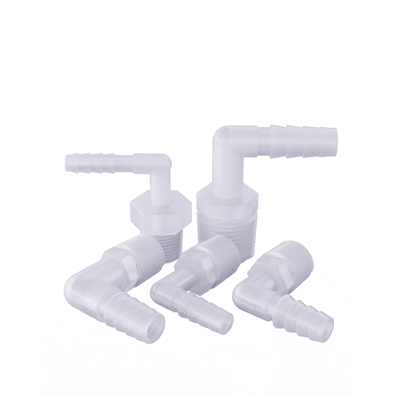 Kolanko gwintowane metryczne z kolcem, gwint M, rura męska 90 stopni °   Złączka 1/8 cala 1/4 cala 3/8 cala 1/2 cala 3/4 cala Plastikowa Złączka do Węża do Powietrza i Wody