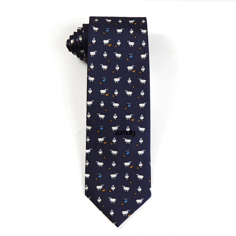 Men\'s slik Ties 7.5cm Fashion Blue Neckties For Men Business Silk For Men Fit Wedding office necktie Slim tie ties