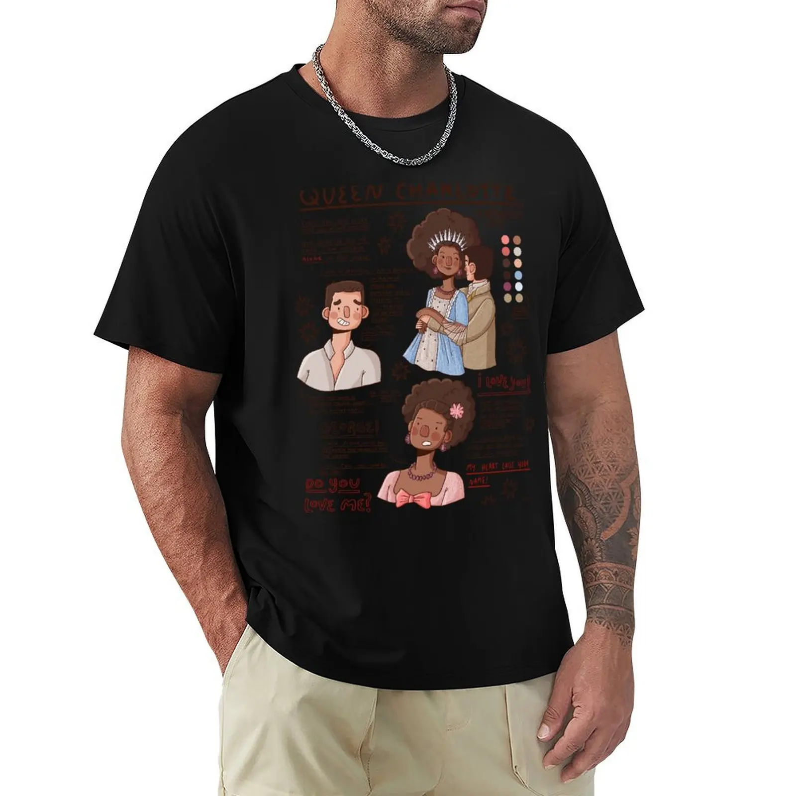 My heart calls your name T-Shirt Big Size Simple T-Shirt