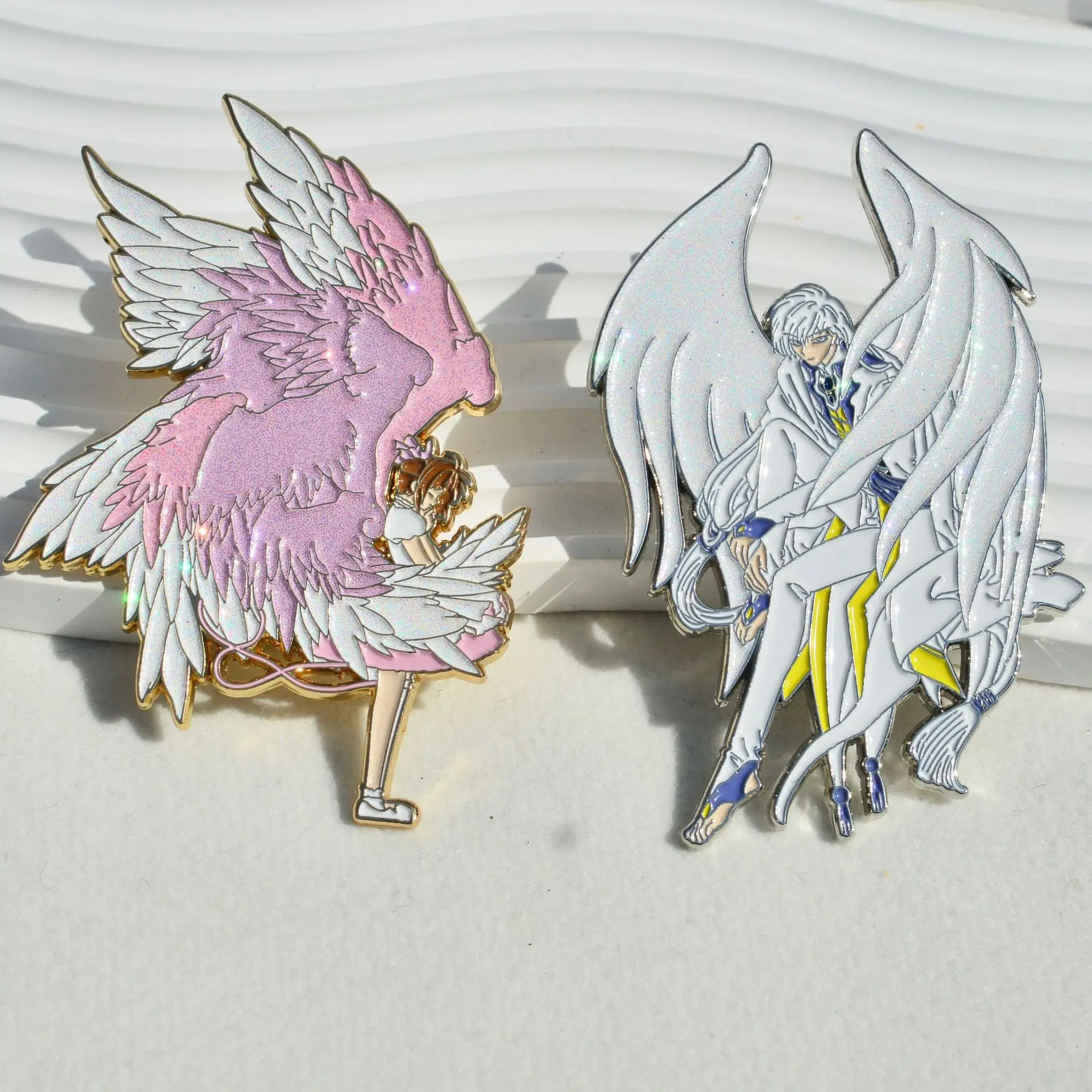 

Card Captor Sakura Badge Judge Yue Metal Badge Sakura Cute Anime Backpack Accessories Pin