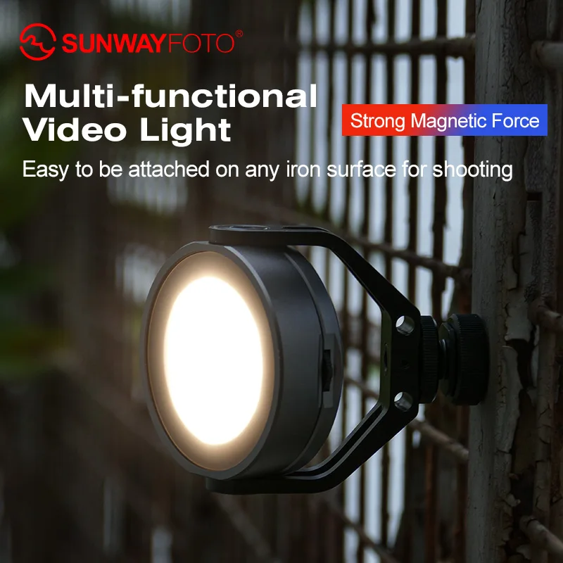 SUNWAYFOTO FL-54 MB-01 LED Camera Photo Video Studio Light Photography Lighting Youtube Fotografia Led Photo Light Outdoor Video