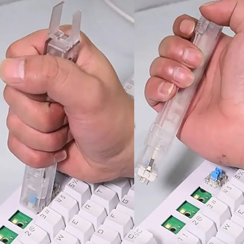 

With Switch Removal Feature 2in1 Mechanical Keyboard Keycap & Switch Puller Tool Replacement And Removal Keycap Puller