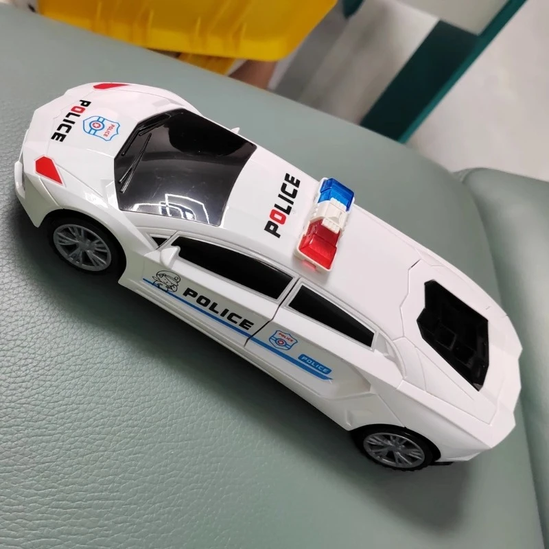 2025 جديد تشوه الرقص الكهربائي الدورية سيارة شرطة عالمية صبي لعبة الأطفال فتاة الموسيقى سيارة مضيئة