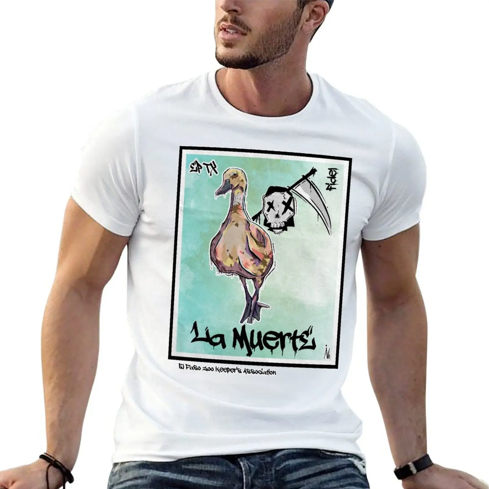 

La Muerte - Death T-Shirt t shirts for man graphic funny t shirts for man cotton T-Shirt