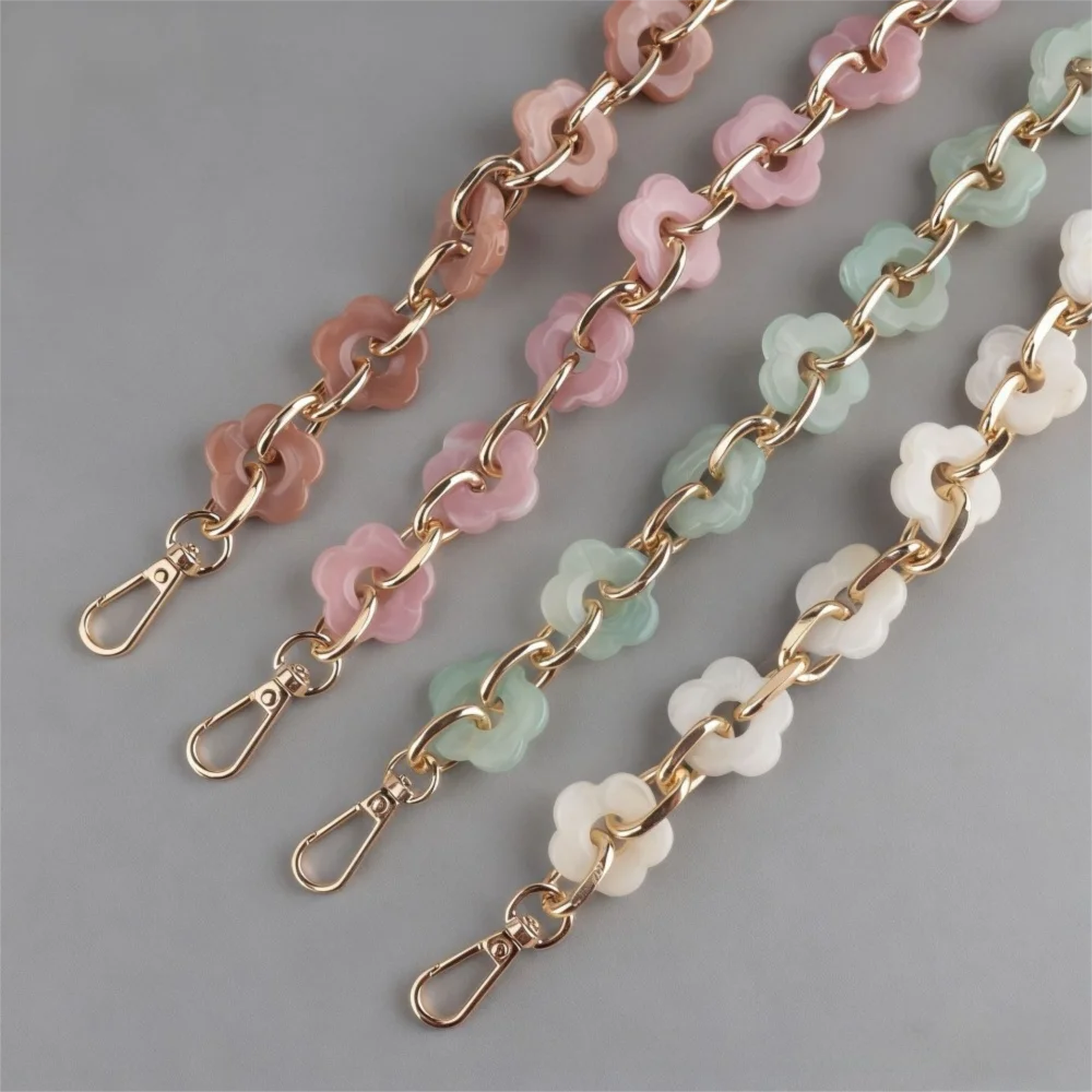 Creative Resin Acrylic Bag Chain Strap Detachable Versatile Handbag Bag Straps Replacement Belt Hardware Accessories